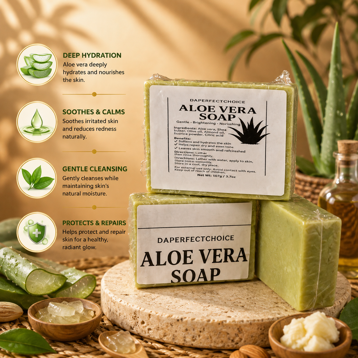 Da Perfect Soap Aloe