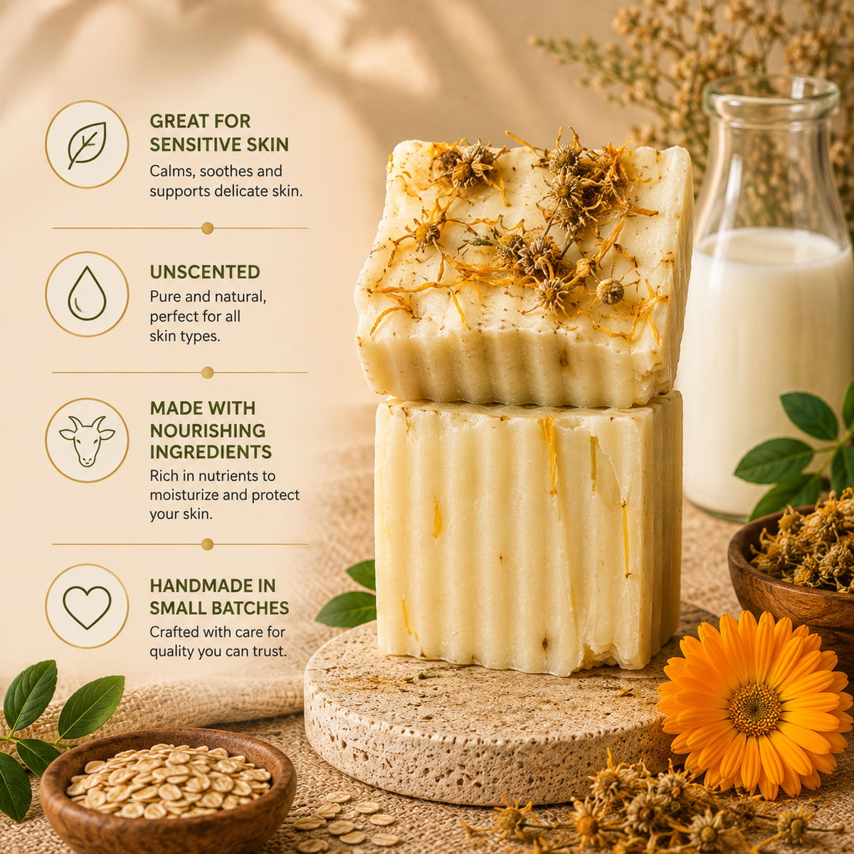 Calendula Goat Milk Soap